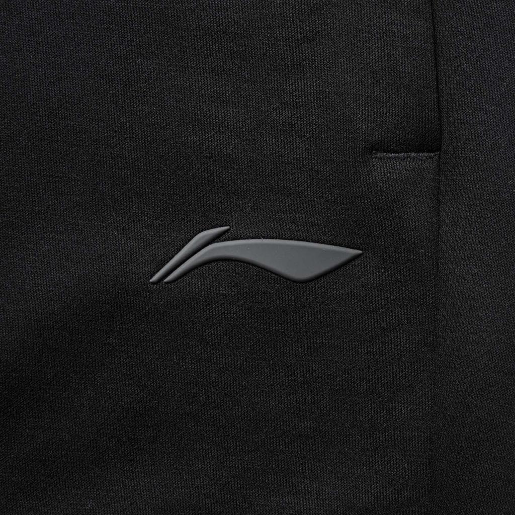 Li Ning Fitness Series Simple Versatile Comfortable Mid Waist Tapered Quick Dry Knitted Sports Pants Men Pants AKLV815-2