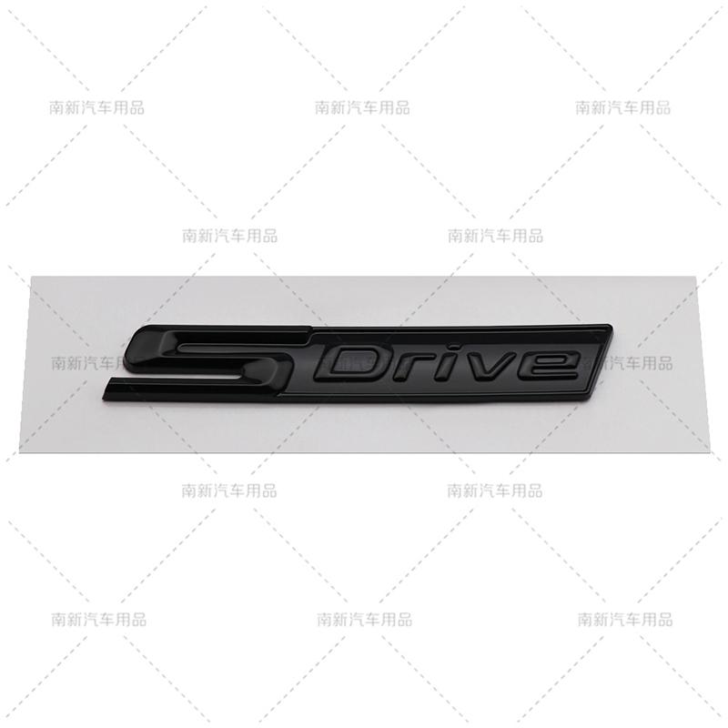 3D ABS Car XDrive SDrive Logo Emblem Badge Rear Boot Trunk Sticker Side Fender Decals For BMW 3 4 5 6 7 Series X1 X3 X5 X6 M3