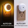 EU UK Plug Sensor Control Lamp Energy Saving Motion Sensor Light Plug In Night Lamp  Bedroom