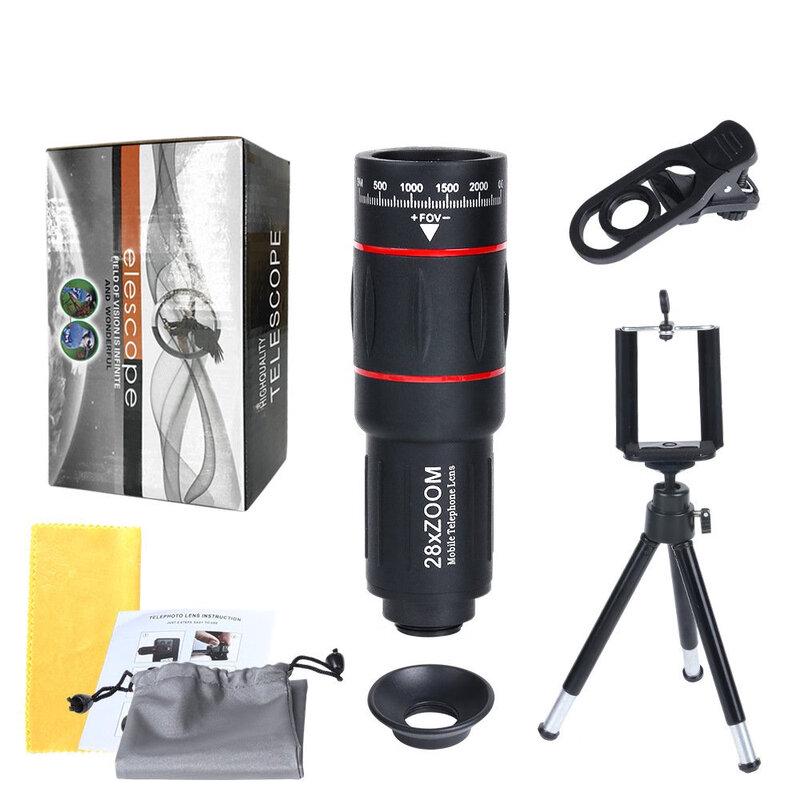 

Miflame 28x Mobile Phone Telephoto Lens Monocular Kit