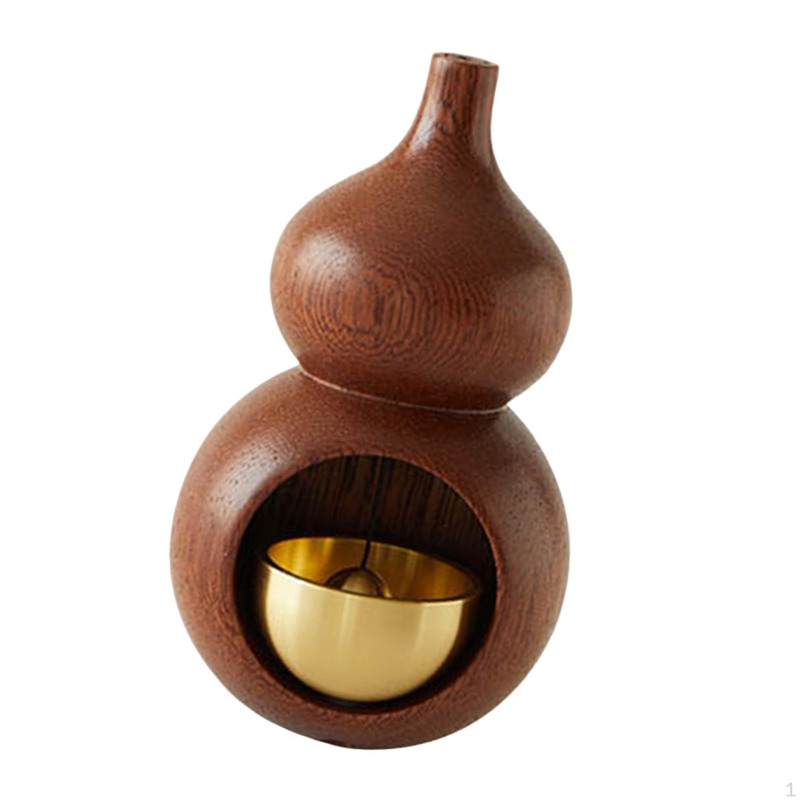 

Gourd Shaped Shopkeeper Bell Wind Chime, Ideal Gift for Opening The Doorbell, Decoration темно-коричневого