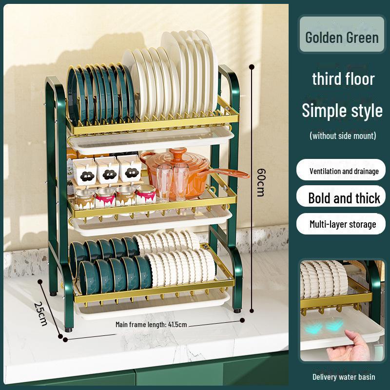 Многофункциональная полка для хранения посуды на кухонной мойке 4239₽