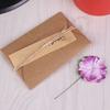 Funny Kraft Paper Handmade Dried Flowers Holiday  Greeting Cards 4 Pcs