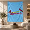 Decorative Tapestry,St. Louis Cardinals Printed Wall Art, Lightweight Wall Hanging For Bedroom Background