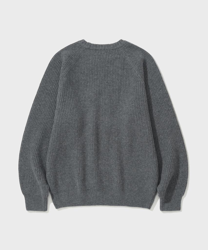 SHIRTER Wool Chunky Knit V2 (Melange Gray)