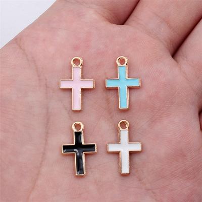 Amulet Enamel Protection Charm Antique Silver Zinc Alloy Jewelry Making Supplies Craft Supplies Style Charms