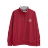 Lee Sweatshirt In Men's Half-Zip (Laurel) Red/Gray