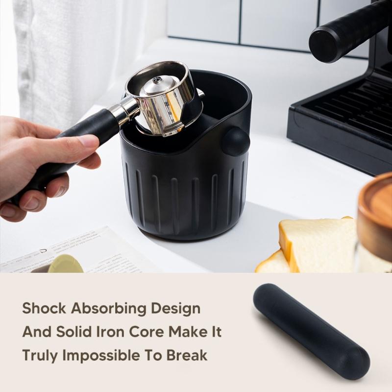 Convenient Coffee Dregs Bins  Multipurpose Antislip Coffee Grounds Bins  Durable ABS Coffee Waste Container for Home Bar