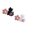 2 Pairs Jeans Button Pins Flower Cats Waist Buckles Detachable Trousers Waist Tightener Adjustable Trouser Button Pins