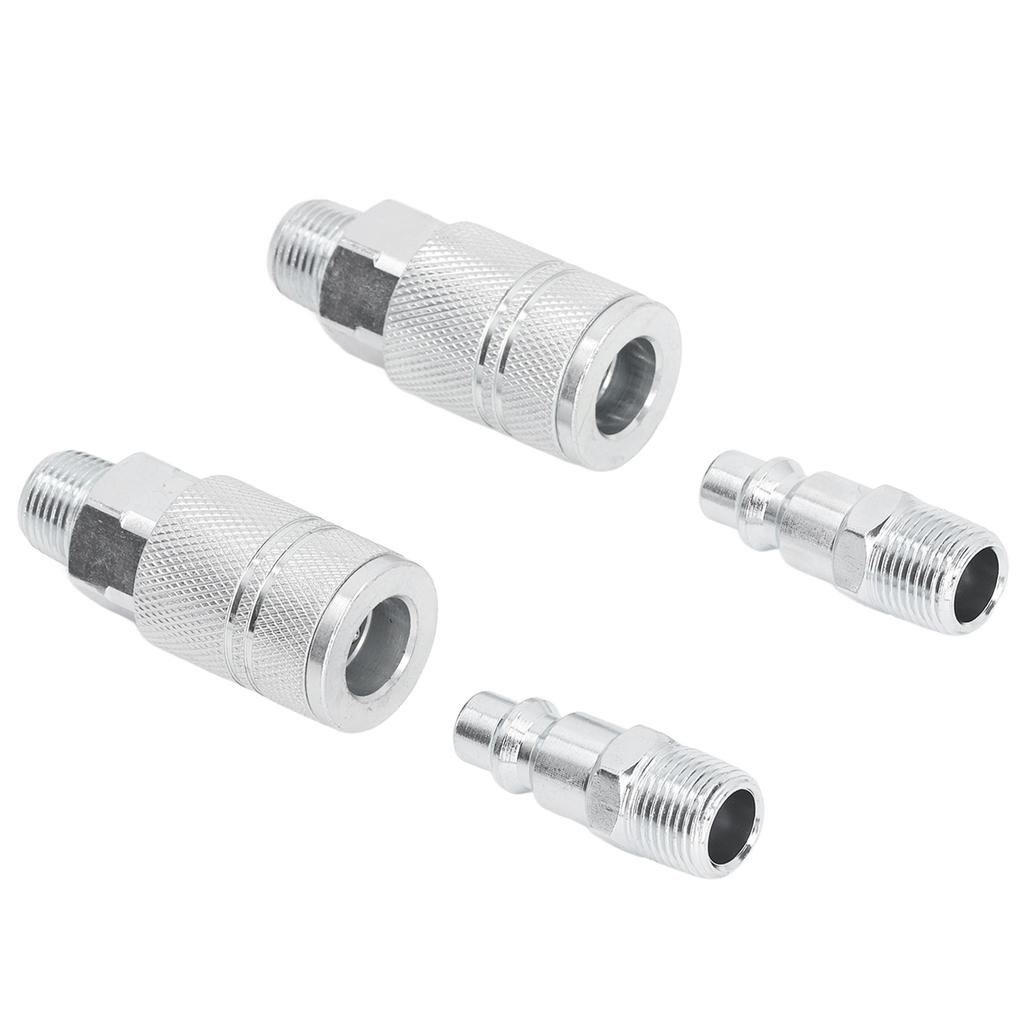 Air Hose Fittings 2 External Connection 2 External Plug 3 8 Inch NPT Industrial Air Compressor Quick Connect Fittings