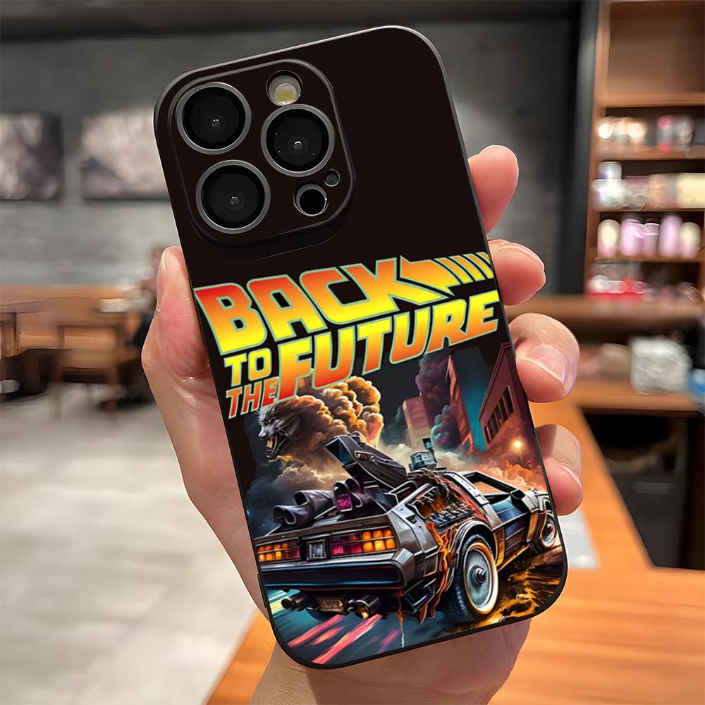 Hot Back To The Future Movie Phone Case For IPhone 17 Pro Max 15 Pro 16 14 Plus 12 13 Mini 11 Pro Shockproof Soft Cover