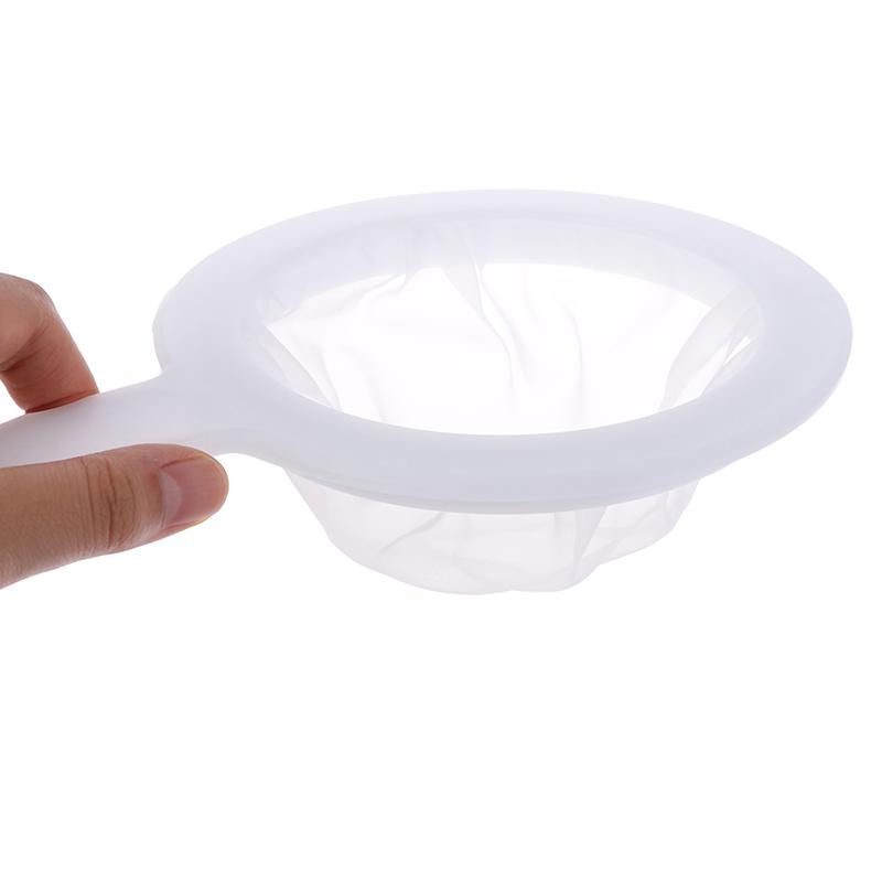 Nylon Fine Colander Sieve Strainer With Handle For Juice Soymilk Coffee Filter