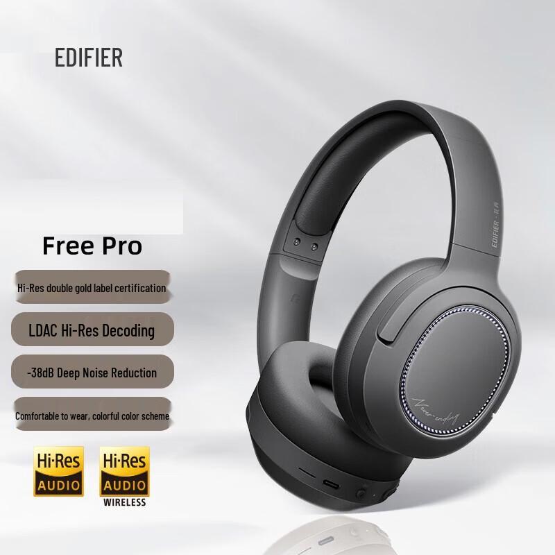 

EDIFIER Free Pro Наушники Bluetooth с активным шумоподавлением