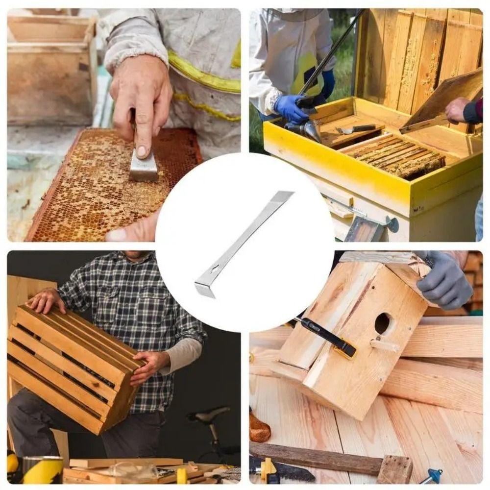 3 in 1 Honey Scraping Knife Multifunctional Pry Bar Scraper Hand Tool Honey Cutter  Beekeeper