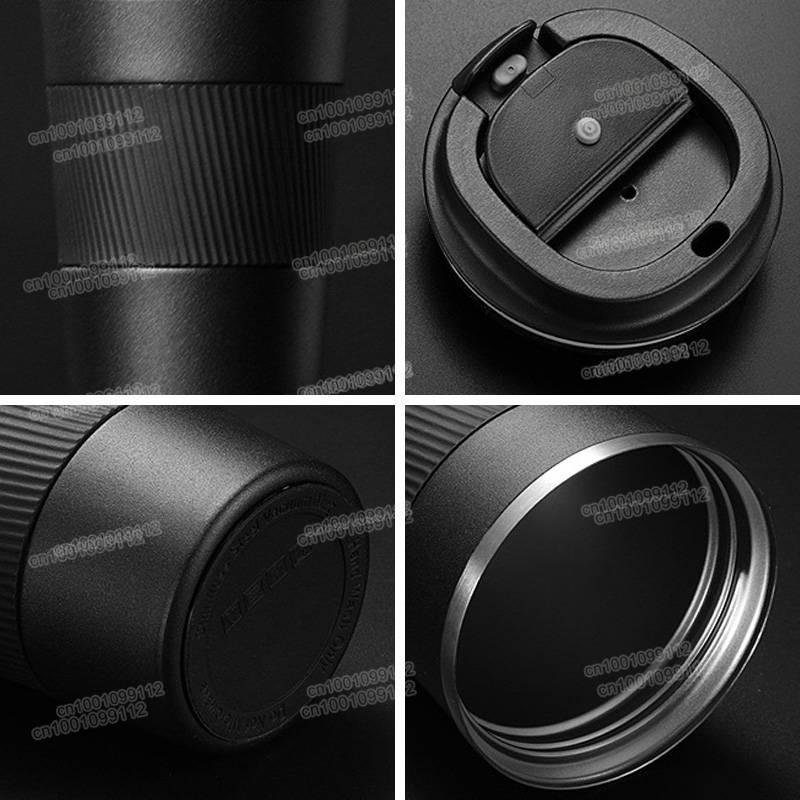 500ml Stainless Steel Thermos Bottle Anti-slip Portable Thermal Mug for Coffee Milk Juice Vacuum Flask Car Insulated Bottle