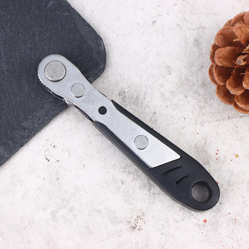 1Pcs Mini Socket Wrench Ratchet Fast Ratchet Wrench Multi-Functional Ratchet Screwdriver Diy Repair Hand Tools