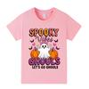Kid Boys Girls Halloween Pumpkin Ghost Lovely T-shirt