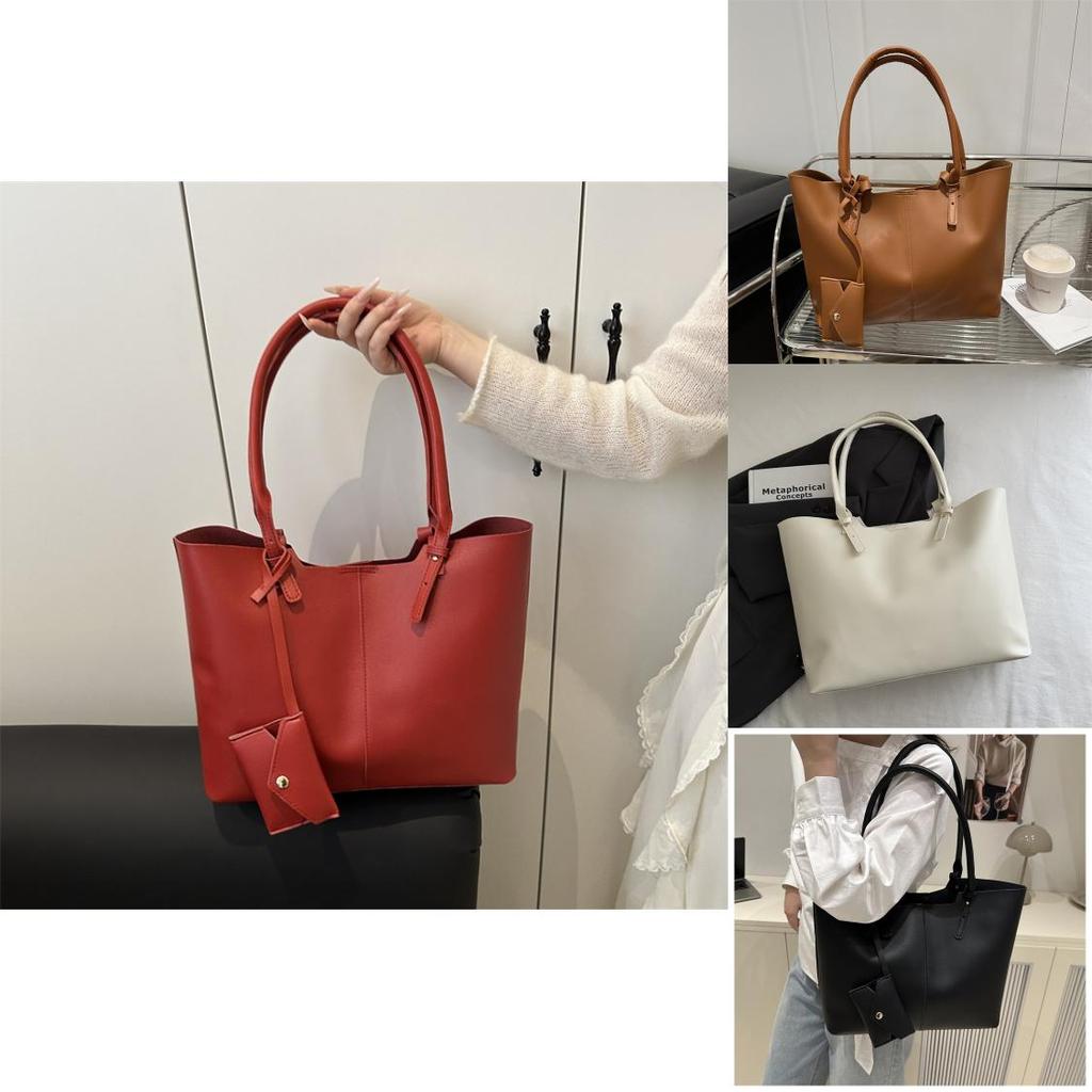 Minimalist Pu Tote Bag For Women With Large Capacity And Magnetic Closure For Daily Use