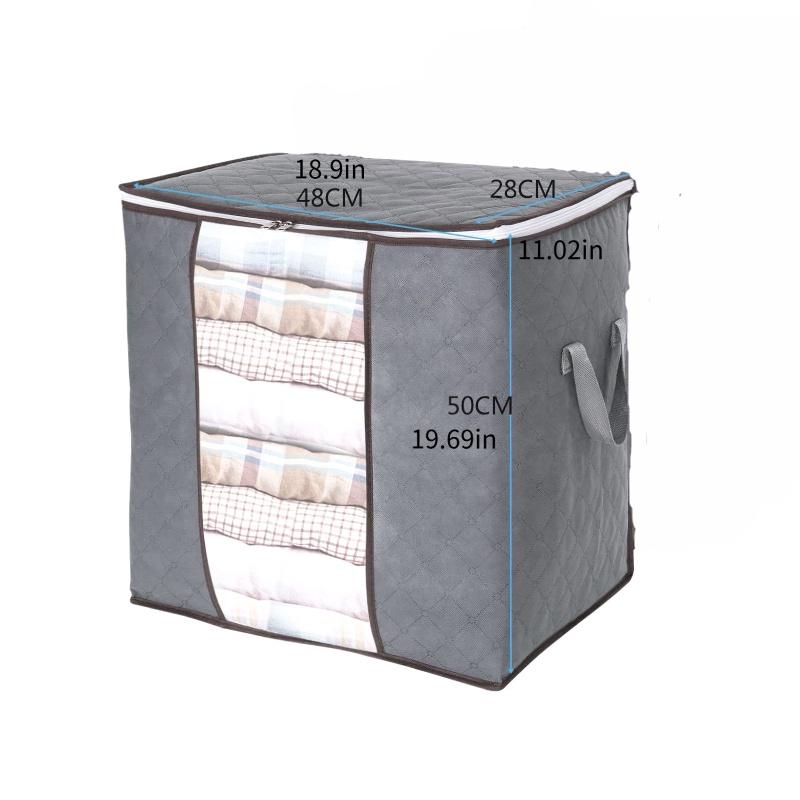 

Сумки для хранения одежды под кроватью серые органайзеры на молнии кубические коробки для гардероба шкаф Vertical