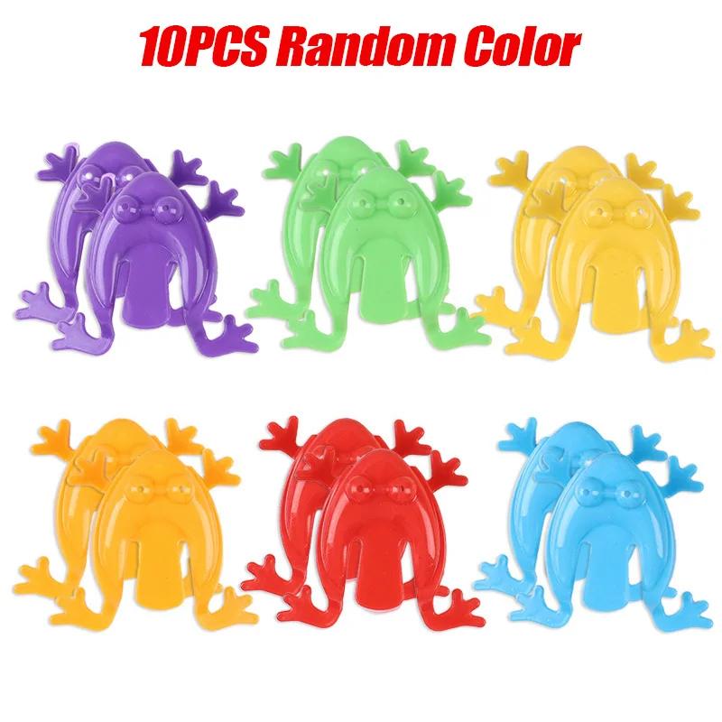 10-50 Stück Lustiger Springfrosch Kinder Hüpf Fidget Spielzeug Junge Mädchen Geburtstagsfeier Gastgeschenke Spiel Gastgeschenk Goodie Pinata Füllung Weihnachten