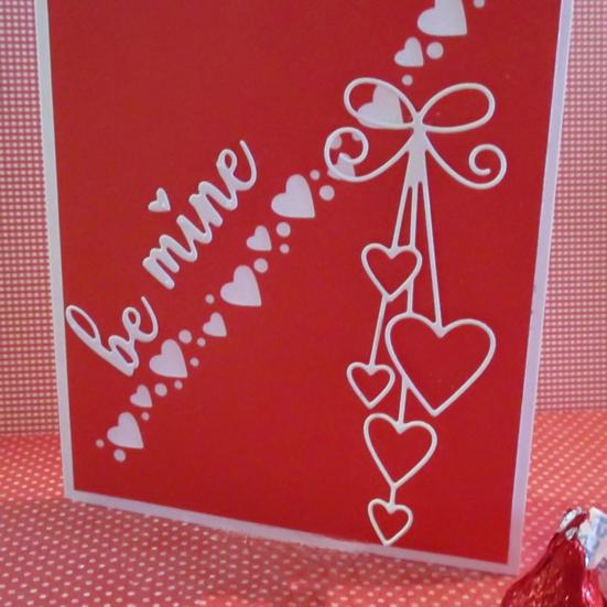 Cutting Stencil Heart Bow Tie Pattern Smooth Lightweight Template Metal Mold