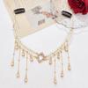 Exotic White Pearl Headwear Lily of The Valley Head Chain Versatile Unique for Women Retro Ethnic Style Hair Chain High-end Feel