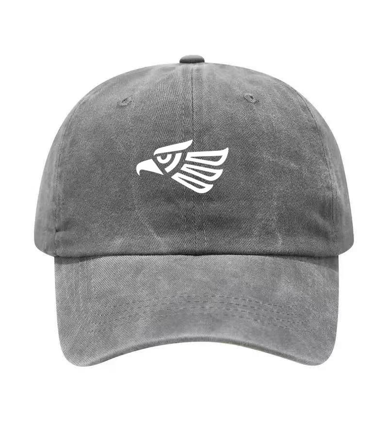 Mexican Eagle Printed Washed Cotton Adjustable Baseball Cap Classic Snapback Dad Hat Breathable Golf Fishing Outdoor Sun Cap