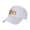 Spicy Check Out These Hot Sauces On Black Background Baseball Cap Fun Hats Vintage Beach Outing FeUnisex Unisexs