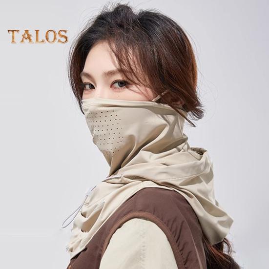Protection solaire pour le visage, chapeau, cache-cou, UPF 50+, respirant, rafraîchissant, en soie glacée, pour l'été, le cyclisme en plein air, pour femmes, capuche, bandana, écharpe, visière