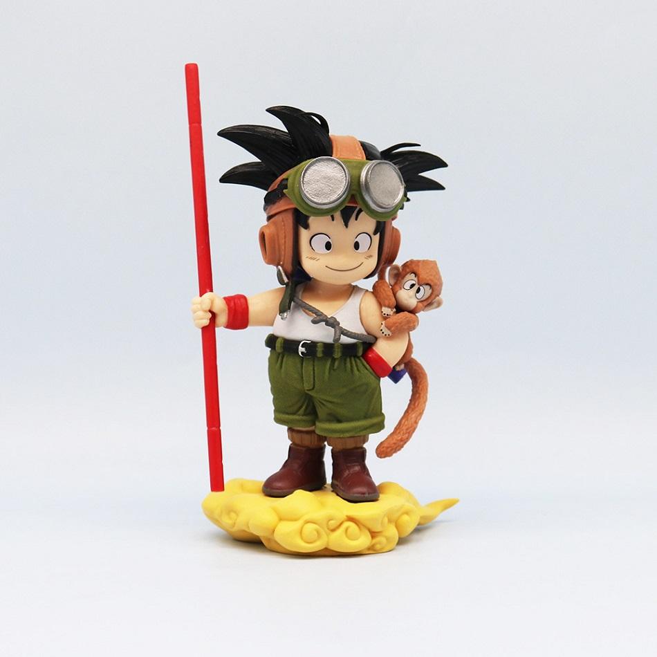 Japan Anime Dragon Ball Son Goku GK Figure Pilot Childhood Son Goku Monkey Action Figure 16cm PVC Statue Kids Toy Model Gifts