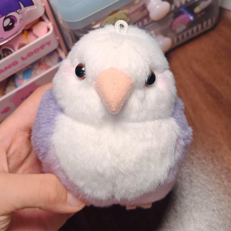 Lovely Bird High Fidelity Parrot Peony Parrot Plushie Budgerigar Budgie Plush Toys Lifelike Animals Simulation Stuffed Doll Toy