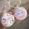 TYXY Cute Melody Cat Cartoon Puff with Storage Box Cushion - Wet & Dry Use
