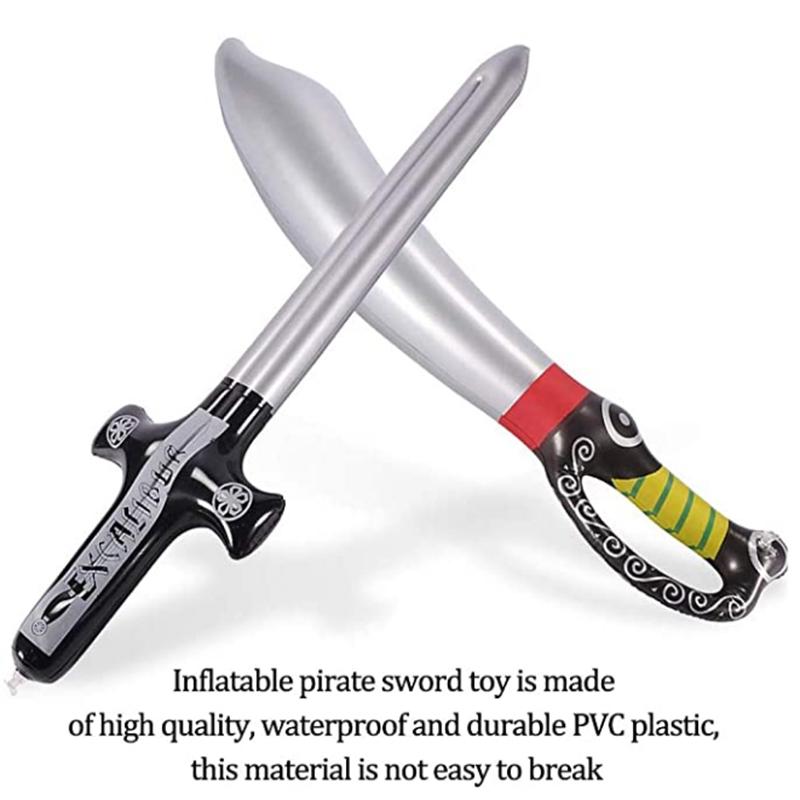 Pirate Sword Knife Balloon Inflatable Toys PVC Air Baloon Birthday Party Decorations Kids Halloween Childrens Boys Gifts