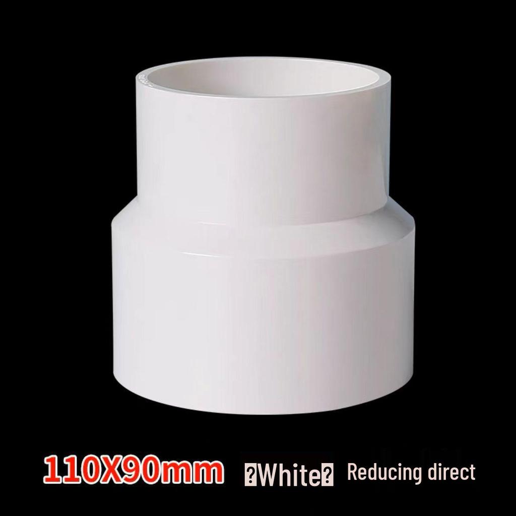 Acoplamiento Recto Reductor de PVC 1/2" a 3/4" Conector de Accesorio para Tubo de Plástico