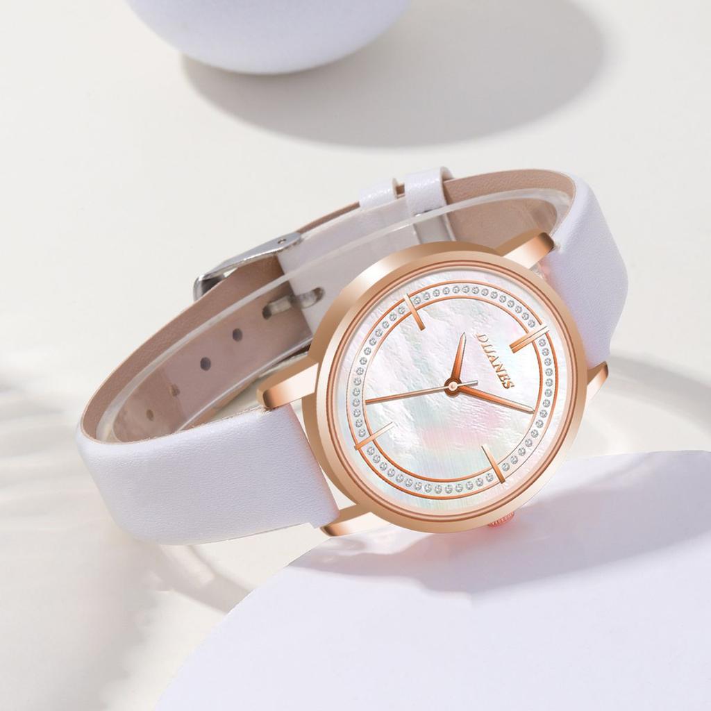 Dijanes Diamond-Encrusted Fashion Women'S Watch Big-Name Niche Retro Quartz Trend Watch Women'S Watch