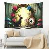 Anime Alice in Wonderland Hanging Carpet Wall Tapestry Decor Aesthetic Room Decor Wall Party Hanging Background Room Tapestry