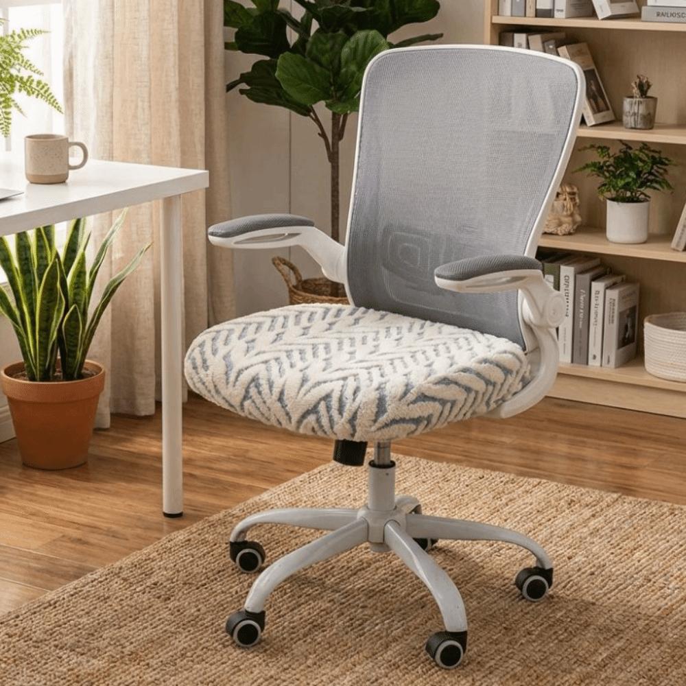 Thickened Jacquard Computer Chair Seat Removable Chair Seat Protector  Wedding Party