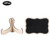 10Pcs Wooden Blackboard for Crafts Display Bar Desktop Message Wedding Decorations