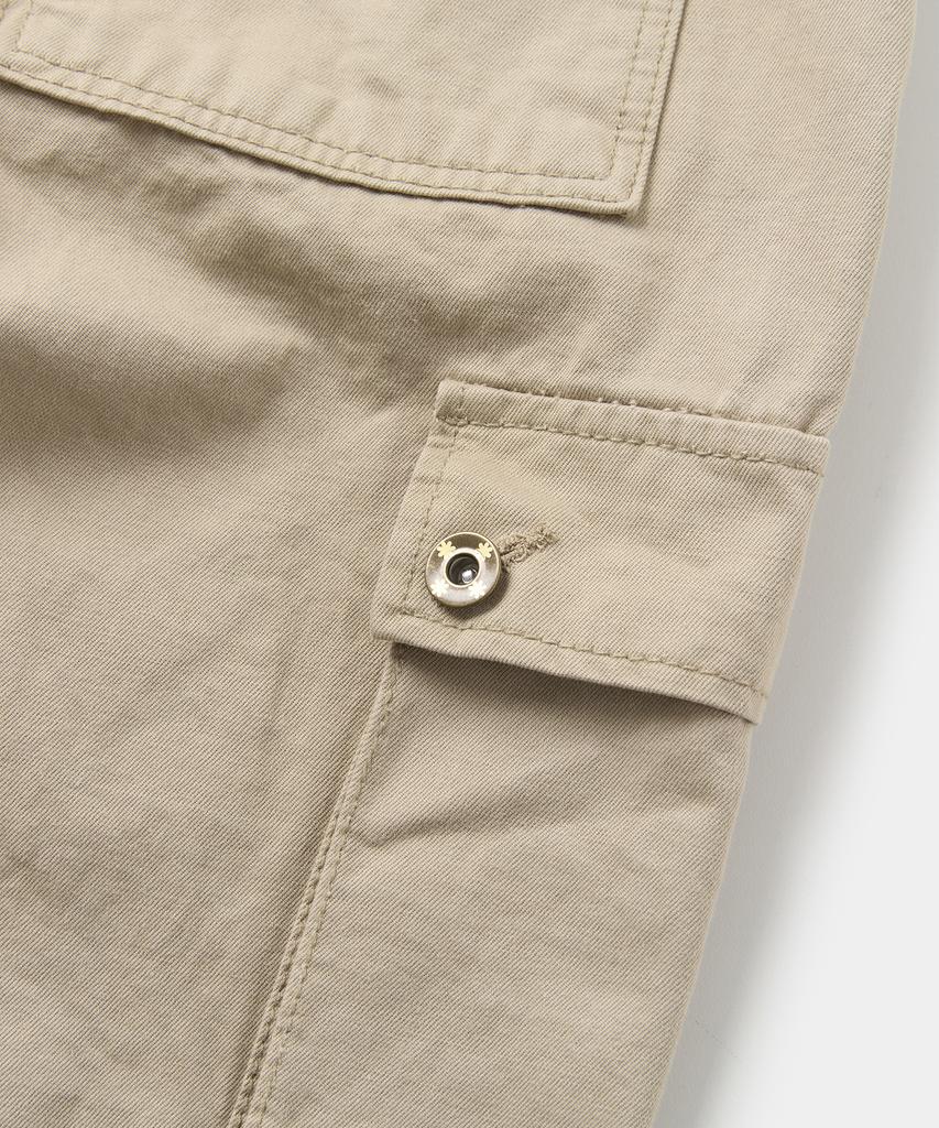 Laikeueomojeu Washed Cargo Pants_Beige