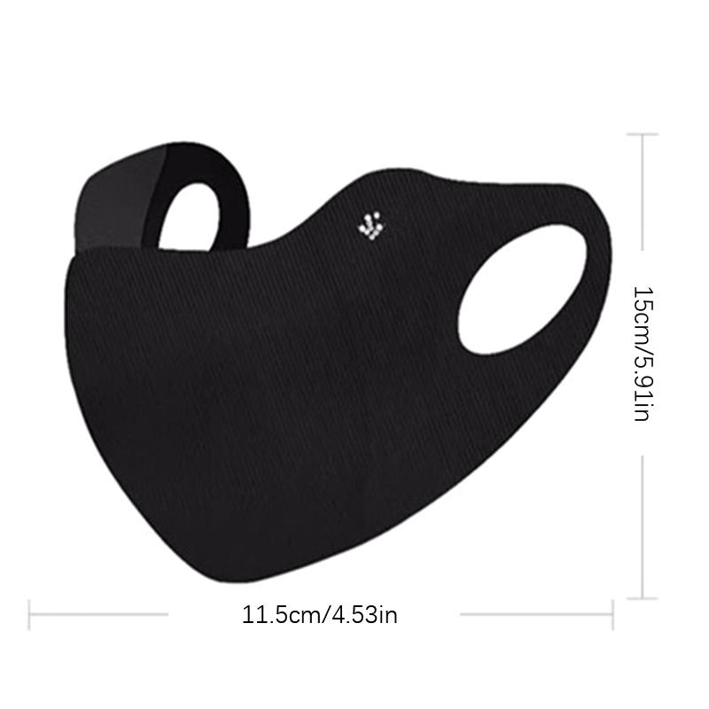 Upf50+ Anti-Uv Face Cover Washable Hyaluronic Acid Face Mask Outdoor Running Cycling Sports Sun Protection Mask