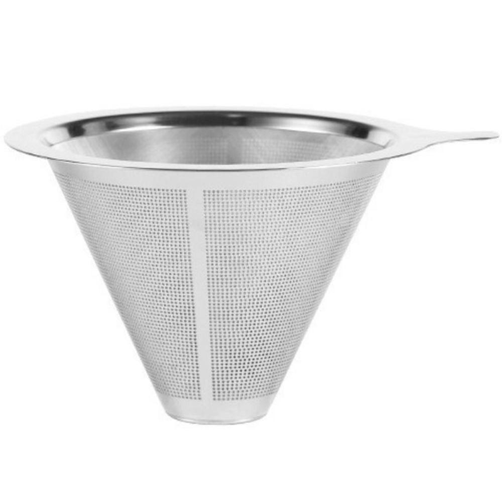 

800 Mesh Coffee Funnel Double Layer Coffees Drip Mesh Single Cup Coffee Filter Manual Coffee Maker Coffee Funnel L