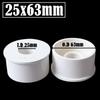 5Pcs/Lot I.D 20/25/32/40/50/63mm PVC Bushing Reducer Connector White PVC Pipe Joints Garden Water Supply Tube Reducing Union