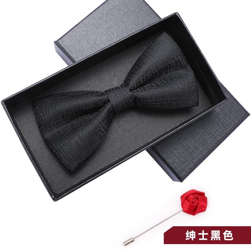Bow Tie Men'S Wedding Groom Best Man Red Suit Shirt British Brothers Korean Bow Women'S Gift Box