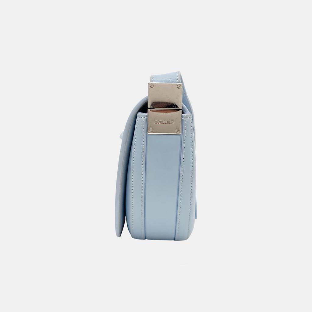 [Pre-Owned] Olympia Adjustable Shoulder Strap Flap Closure Calfskin Half-Moon Handbag - Very Good #NQT41U