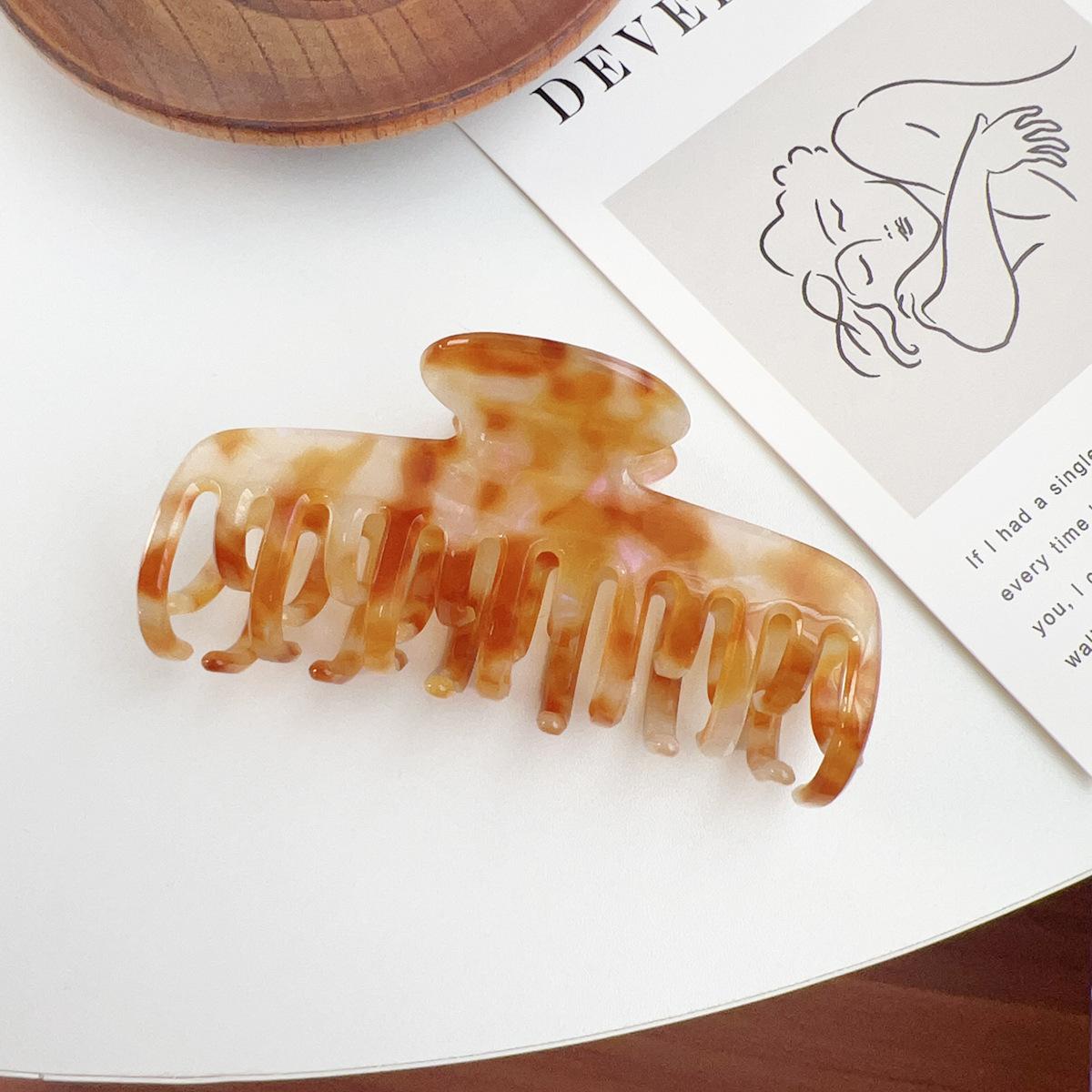 

New Niche Design Three-Dimensional 5.5cm Flowers Small Hair Clip Delicate Fashion Acetic Acid Shark Clip Sweet Hair Accessories Hair Claws