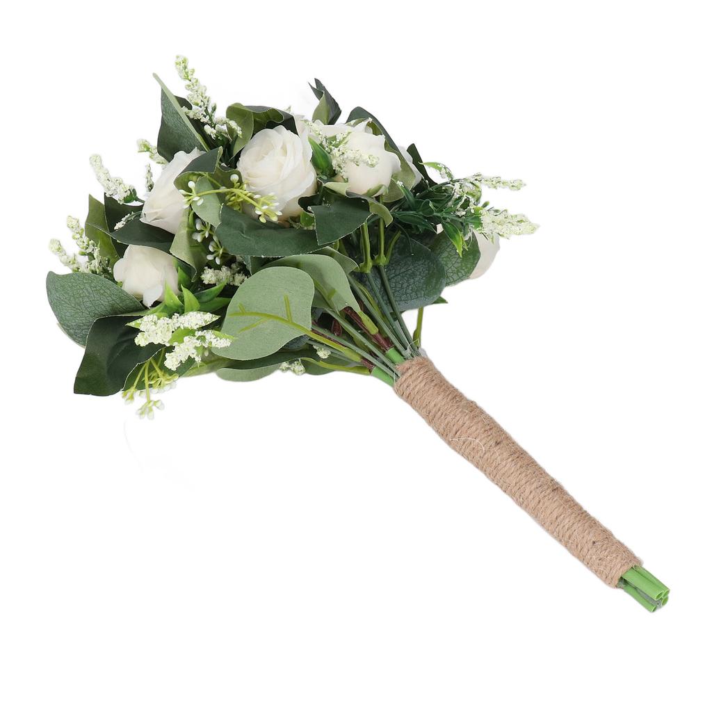 Wedding Bouquet Artificial Fake Flower Bouquet Romantic Bridal Hand Bouquet for Celebration
