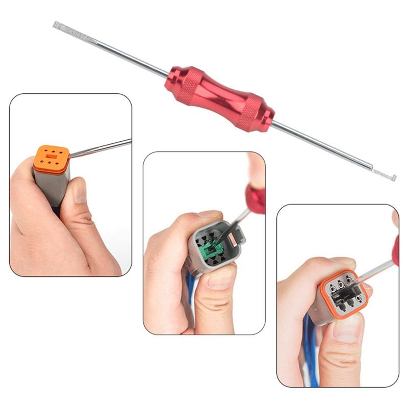 A96I-5 Set DT Steckverbinder-Kit, Wasserdichter DT-Steckverbinder, Größe 16 Gestanzte Kontakte, Dichtstopfen Für Auto, LKW, Motorrad