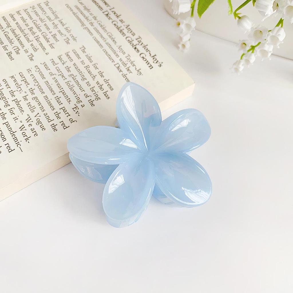 Bofeiya Plumeria Candy Color Hair Clip - Cute and Sweet Heart-Shaped Hair Accessory for Girls