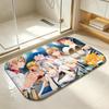 Food Wars! Shokugeki no SomaS Floor Mat Bedroom Carpet, Bathroom Foot Mat, Doormat, Non-Slip Absorbent Multi-Use