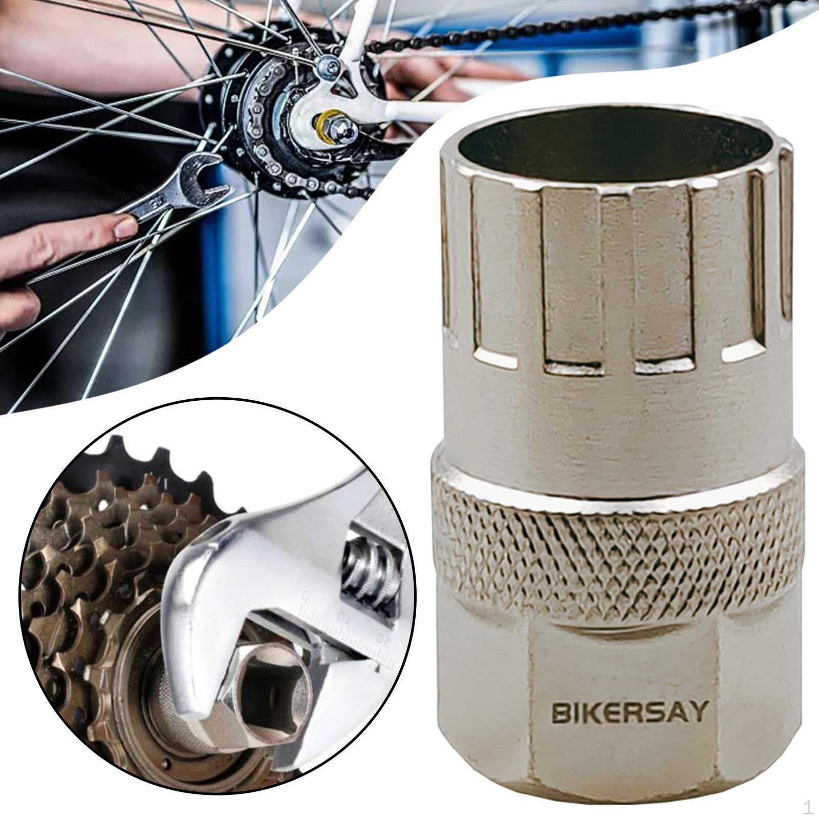 Bike Freewheel Remover Tool for Mountain Bike, Bicycle Flywheel Removal Multi_Rotary